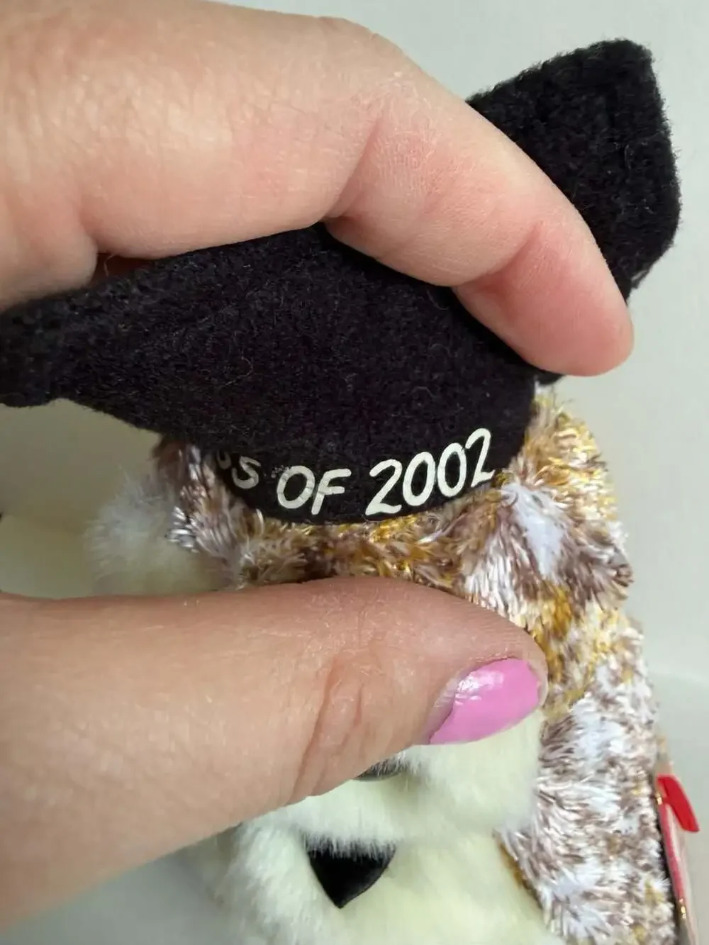 Ty Beanie Baby Smarter the Graduation Owl Class of 2002 Plush